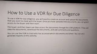 Virtual Data Rooms for Due Diligence - Benefits and Criteria