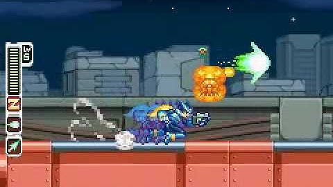 Megaman Zero 2 100 point run:Panther Fauclaus Stage(no edit)