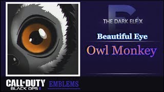 Black Ops 2 Emblem - Beautiful Eye ( Owl Monkey )