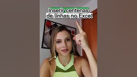 Como inserir várias linhas brancas intercaladas no Excel