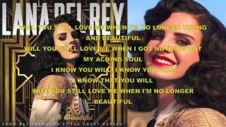 Lana Del Rey - Young & Beautiful (Audio Has Been Removed) Lyrics