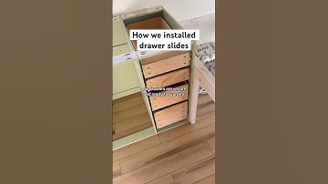 Installing our slow-close drawer slides 🚐☑️ #vanbuild #vanconversion #vanlife #campervan