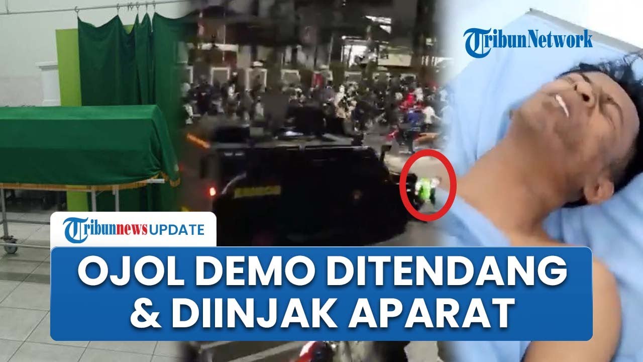 Jadi Korban Salah Sasaran, Driver Ojol Alami Kekerasan Aparat saat Demo Diduga Ditendang & Diinjak