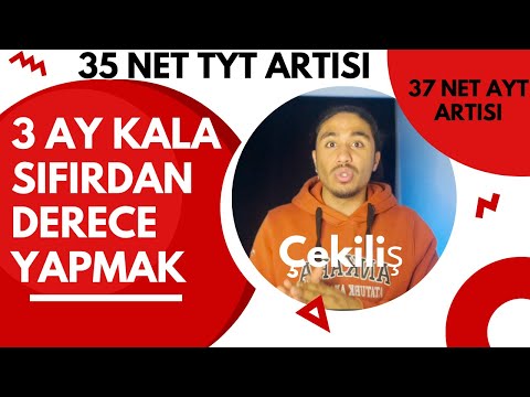 Son 3 Ayda Nasıl Derece Yaptım? 35 Net TYT 37 Net AYT Artışı | Çekiliş #yks #yks2023 #tyt #ayt