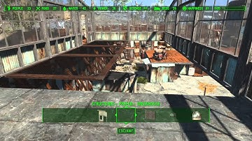 Fallout 4 - Starlight City Settlement WIP - Part 2 - The Greenhouse Build