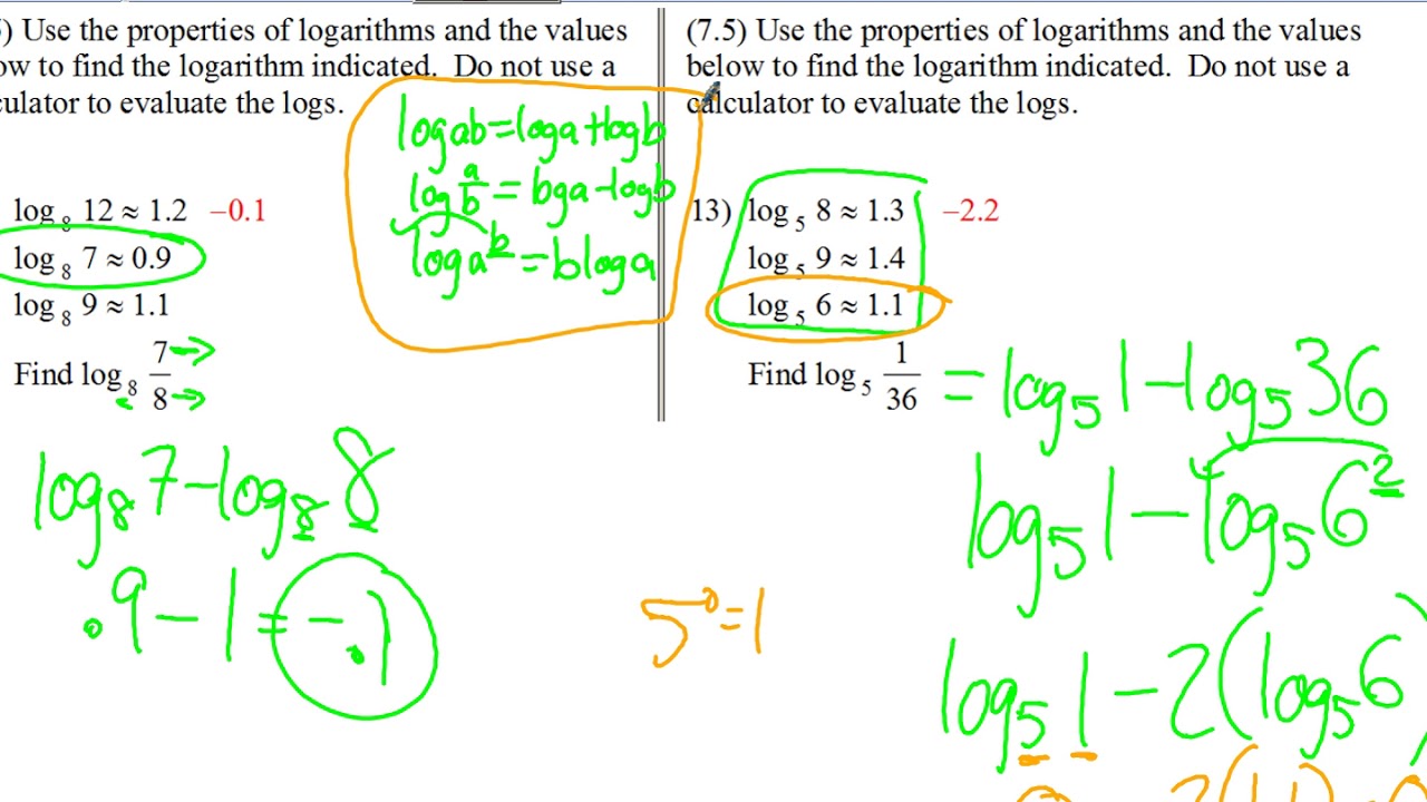 Chapter 7 Practice Test #10-19 (7.4-7.5) - YouTube
