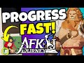 Huge tips to progress fast afk journey