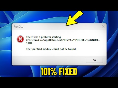 RunDLL - There was a problem starting Error Popup at startup in Windows 11 / 10 /8/7 - How To Fix ✅