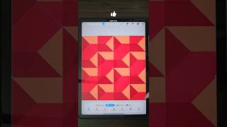 New Red Seamless Pattern Art in Procreate #digitalart #geometric #vector