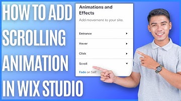How to Add Scroll Animation in Wix Studio [Quick Guide]