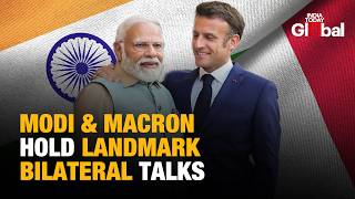 Modi & Macron Hold Landmark Bilateral Talks in Nice; Sign Innovation Roadmap 2030