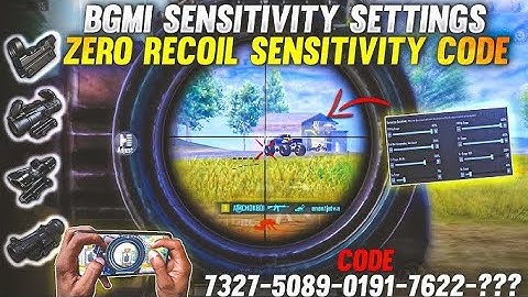 BGMI 4.0 Update Best Sensitivity 🔥 Zero Recoil for All Devices (Gyro & 4 finger ) 