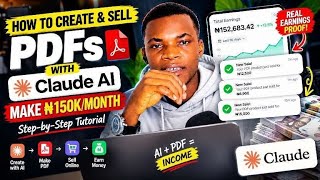 How to Create & Sell PDFs/ebook With Claude AI and Selar | Make Money Online in Nigeria 