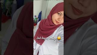 2nd day in college ⭐️...let's see in med gov college 💁‍♀️||ASHIYA NAZER || #minivlog #ytshorts