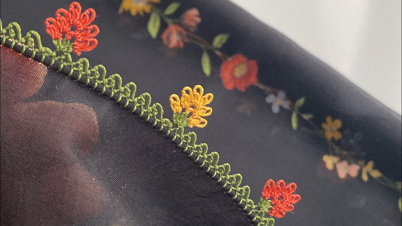 580.Yeni Trend! Yapımı En Kolay Çok Beğenilen Minik Çiçek İğne Oyası 2025