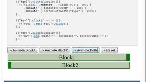 08.- Curso de jQuery. Efectos. .hide, .show y .animate