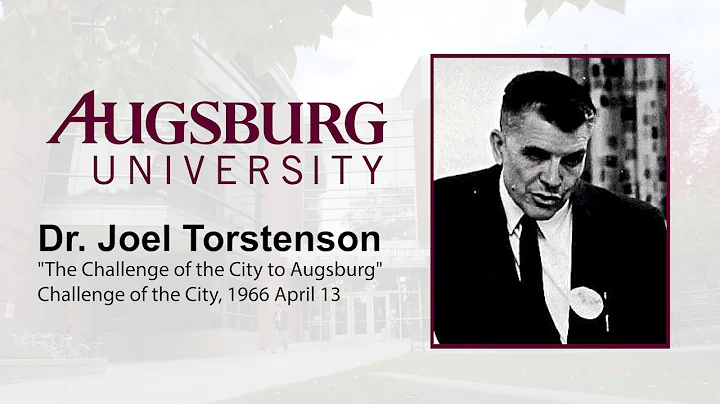 Challenge of the City Symposium: Dr. Joel Torstens...