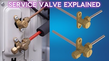 Service Valve Explained | Animation | HVAC | Air Conditioning
