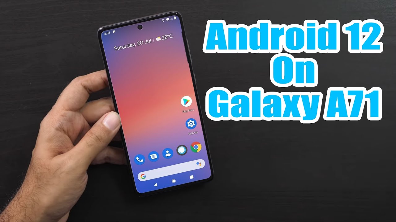 Install Android 12 on Galaxy A71 (Pixel Experience Rom) - How to Guide ...