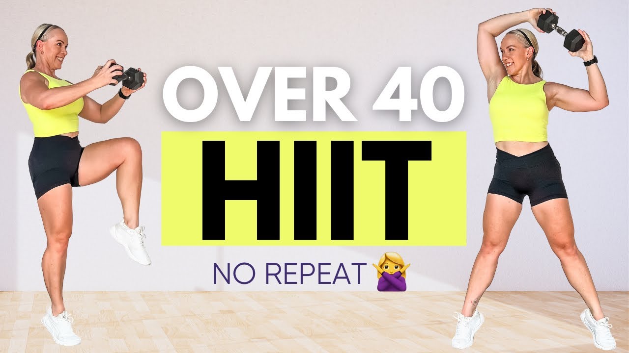 40 MIN HIIT Workout for Women Over 40 - YouTube