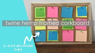 DIY | Framed Corkboard | Organize your Tasks