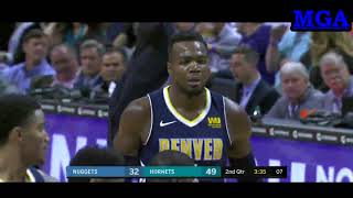 Denver Nuggets vs Charlotte Hornets - Game Highlights - October 25, 2017