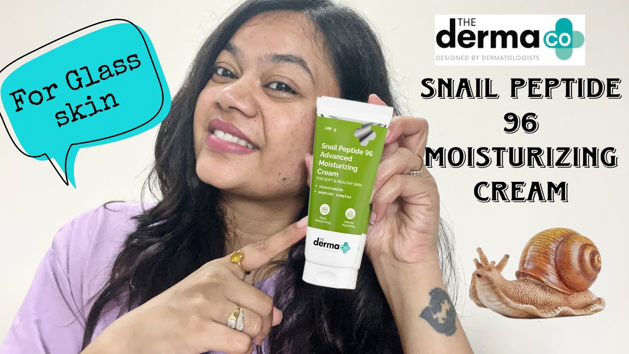 I Tried The Derma Co Snail Peptide 96 Advanced Moisturizing Cream ...