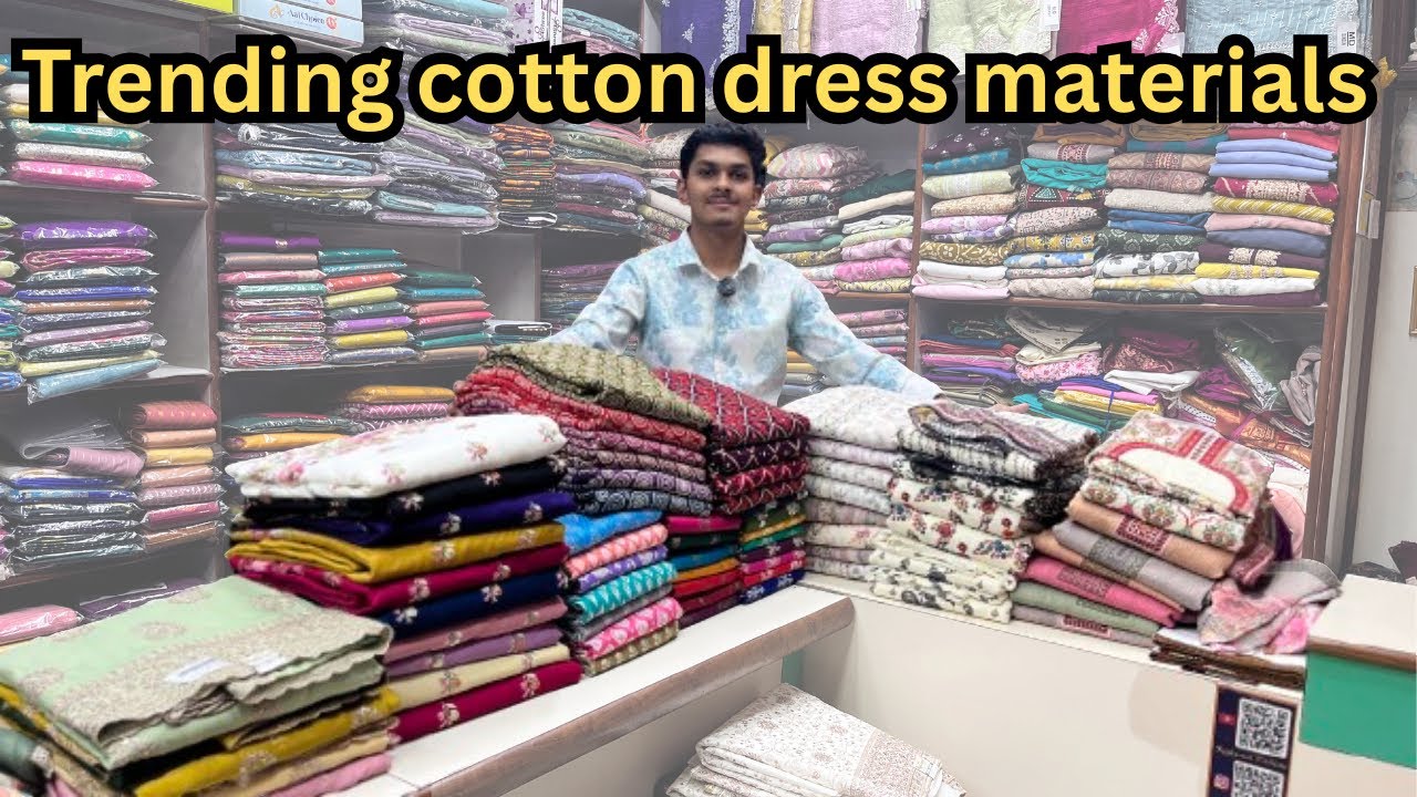 Cotton soft dress materials for daily use and fancy party style or festival pattern#rajkamalfashion 