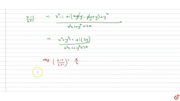 If `arg((z-1)/(z+1))=pi/2` then the locus of z is