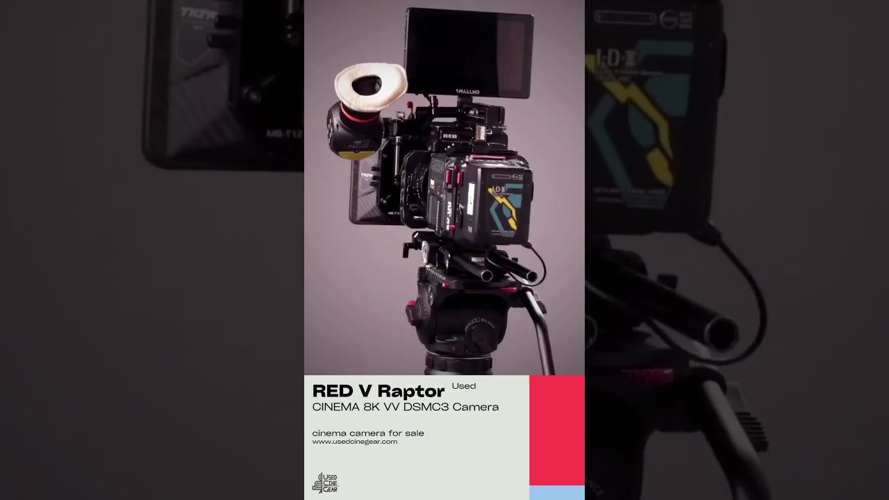 Used RED DIGITAL CINEMA V RAPTOR 8K VV DSMC3 Camera For SALE Usedcinegear