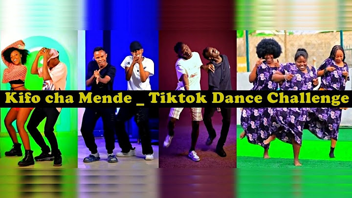 Viral  Kifo Cha Mende TikTok Dance Challenge by Iyanii ft Mwanaa & Cedo (Kufa Dereva Makanga)