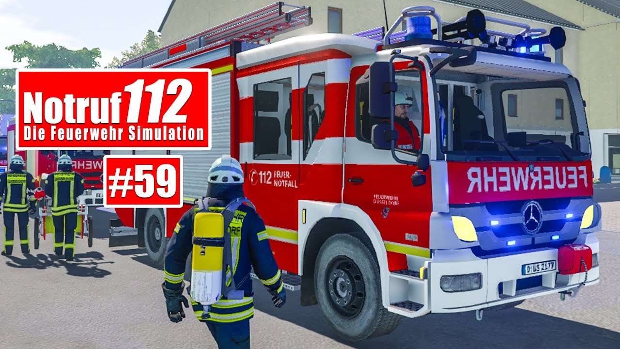 NOTRUF 112 #59: GEBÄUDEBRAND mit der Feuerwehr Düsseldorf! I Feuerwehr-Simulation