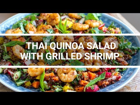 Video: Quinoa And Shrimp Salad