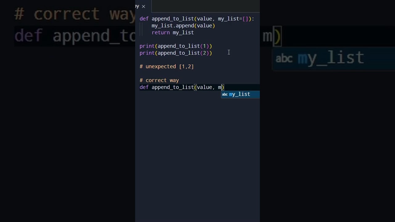 ⚠️ Avoid This Common Python Pitfall: Mutable Default Arguments