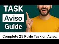 Earn 25₽ from Simple Task on Aviso | Daily Earning Proof in Urdu