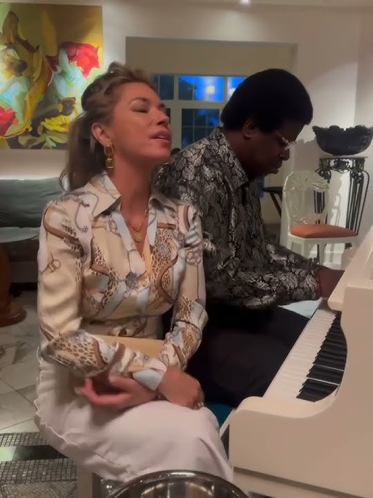 Shania Twain jam session with a friend - 'Faithfully' by Journey
