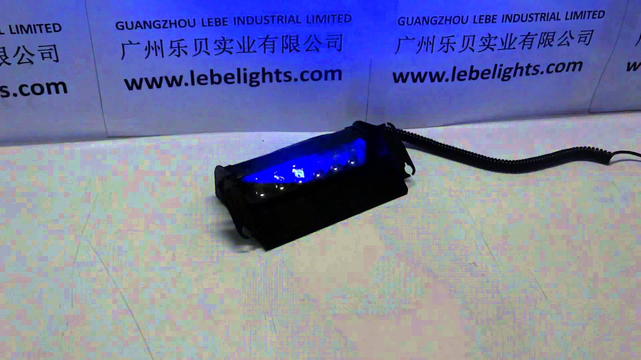 LB11041C Blue LED dash light, LED emergency light. YouTube