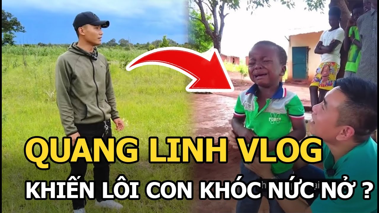 Quang Linh Vlog bị “lột trần” là nguyên nhân khiến Lôi Con khóc nức nở khi tạm biệt về VN? - YouTube