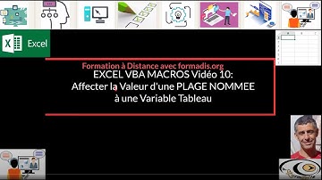 10 macros Excel :  affecter une plage de cellules nommée a une variable tableau