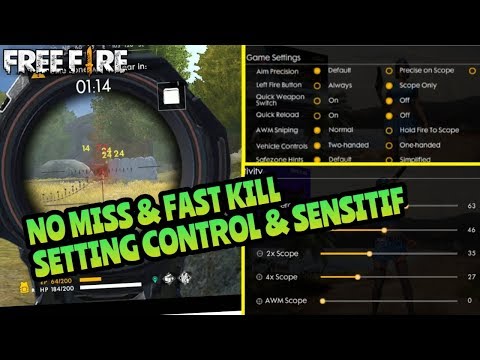 SETTINGAN SENSITIF & CONTROL TERBARUUU!! - GARENA FREE FIRE.BATTLEGROUND