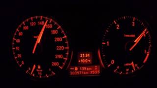 0-180 KM/H 2012 BMW X1 sDrive16d 85 kw (116 ps)