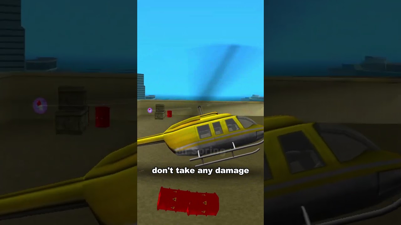 IF HELICOPTER BLADES HIT EXPLOSIVE BARRELS IN GTA GAMES