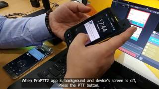 ProPTT2 support using PTT Key when Screen is Off