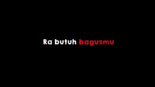 MENTAHAN LIRIK LAGU JAWA ORA NGROSO 'RABUTUH BAGUSMU RABUTUH BONDOMU' LINK DOWNLOAD DI DESKRIPSI!!