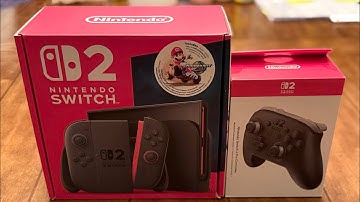 Nintendo Switch 2 + Pro Controller Unboxing & Setup
