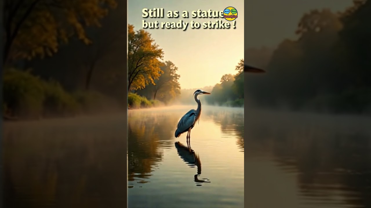 Harry potter ask Would you be patient like a heron to catch your food? Heron Sound . SoundyZoo