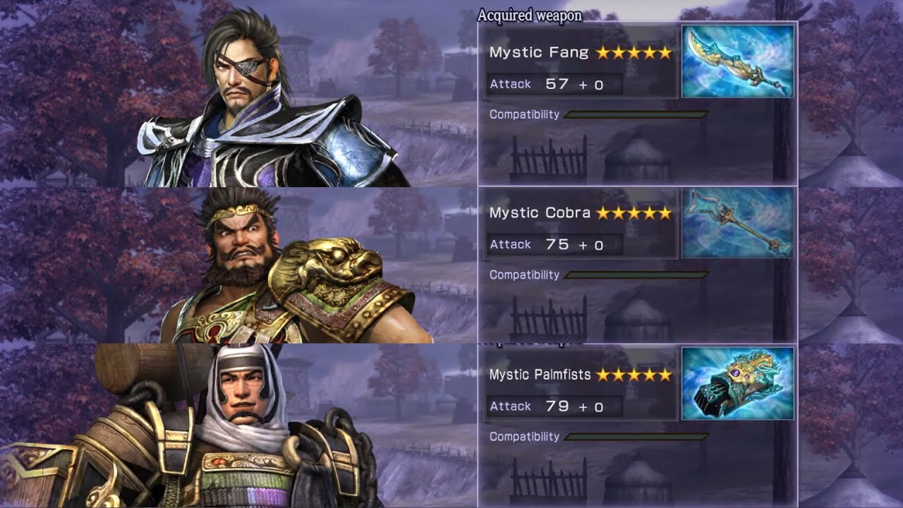 WARRIORS OROCHI 3 Ultimate_ Mystic Weapon : Xiahou Dun, Zhang Fei, Benkei - Hard