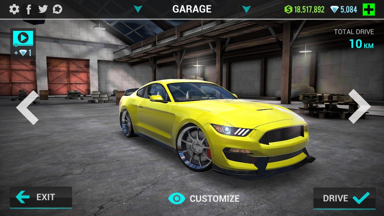 Ultimate Car Driving Simulator 2018 New Ford Mustang 2018 Test Drive