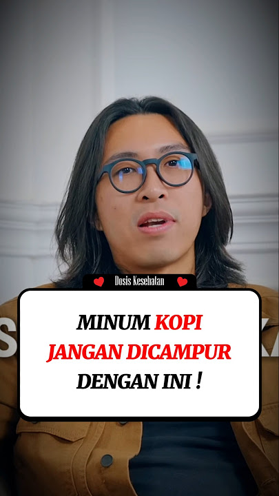 MINUM KOPI YANG BENAR 🤔 #drtirta #doktertirta #podcastkesehatan #kopi