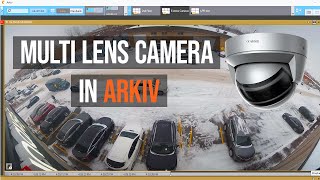 How to Use Multi Lens Camera in Arkiv Video Management Software (VMS) screenshot 1